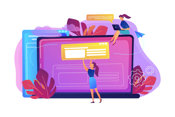 girl-makes-post-big-laptop-illustration_335657-273